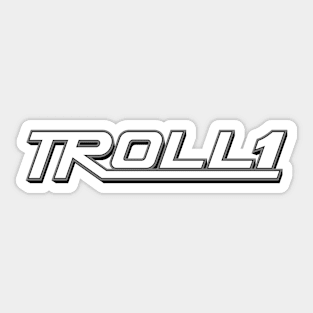 IWL Troll 1 Logo (3D) Sticker